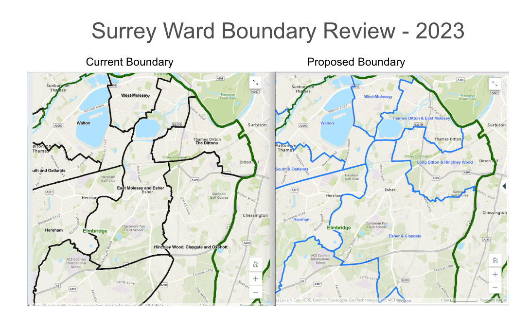 Surrey County Council's Proposed Boundary Changes to Long Ditton